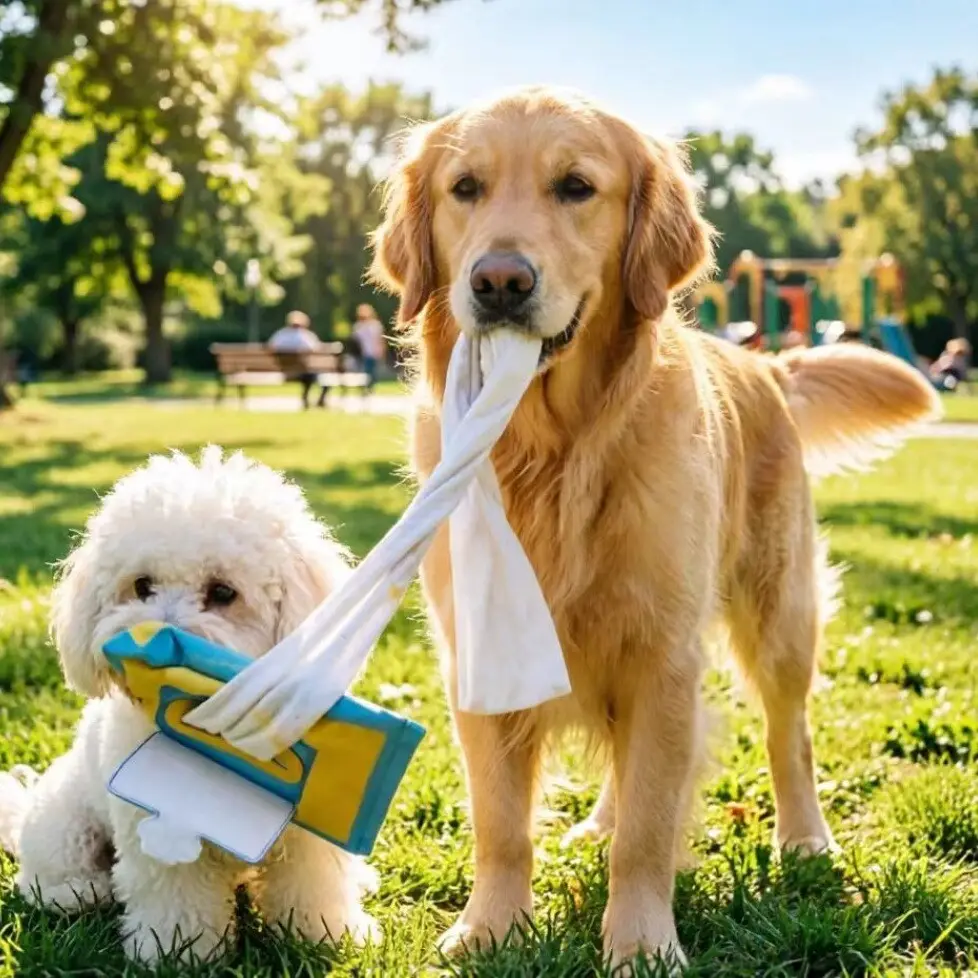 Pet Wet Wipes Toy for Dogs, Boredom-Relief, Teeth-Grinding, Educational, Food-Hiding Gadget, Realistic Tissue Paper Toy