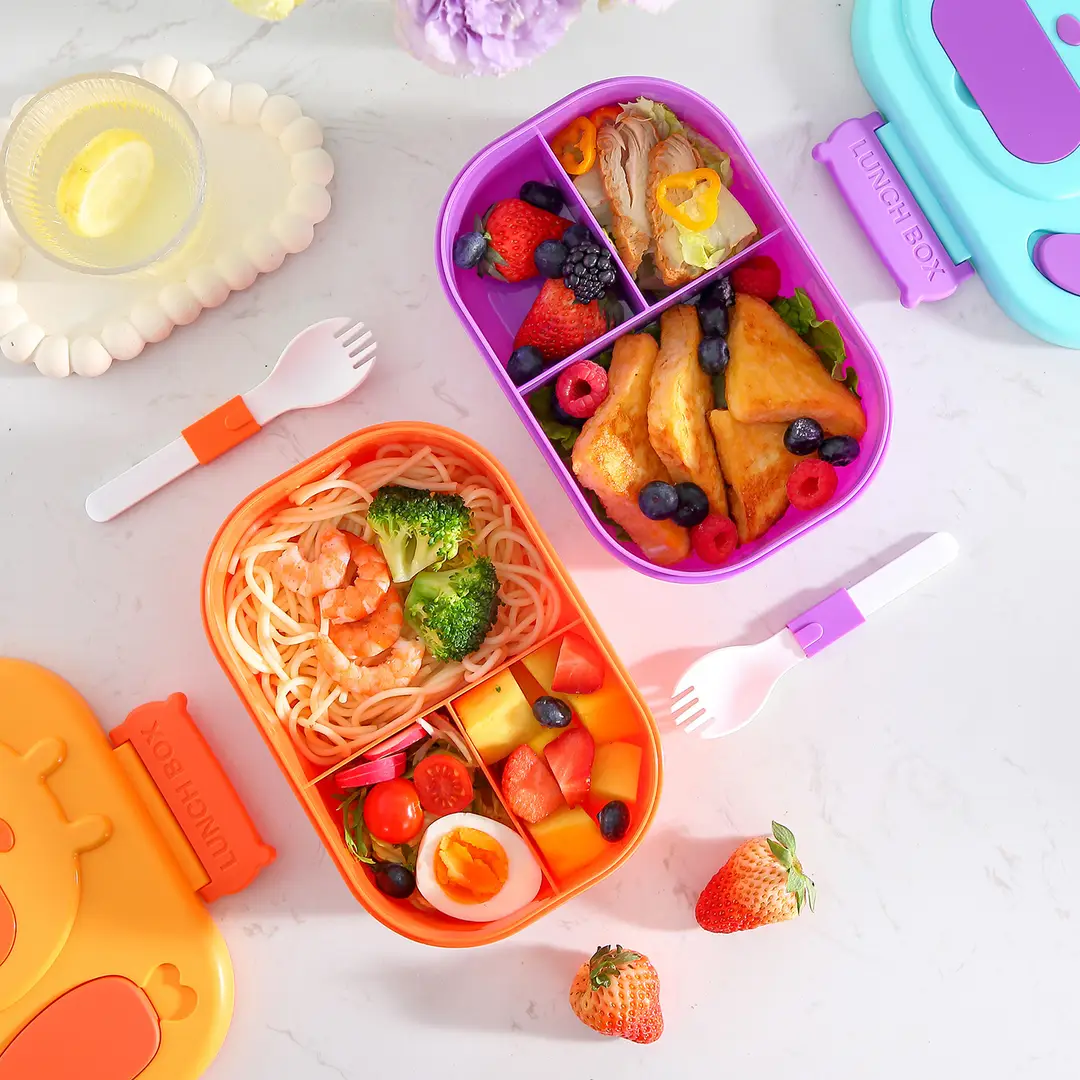Lunch Box for Office Workers, Lunch Box for Students and Children, Cutlery, Spoon, High-Looking Stainless Steel Preservation Box, Food Grade