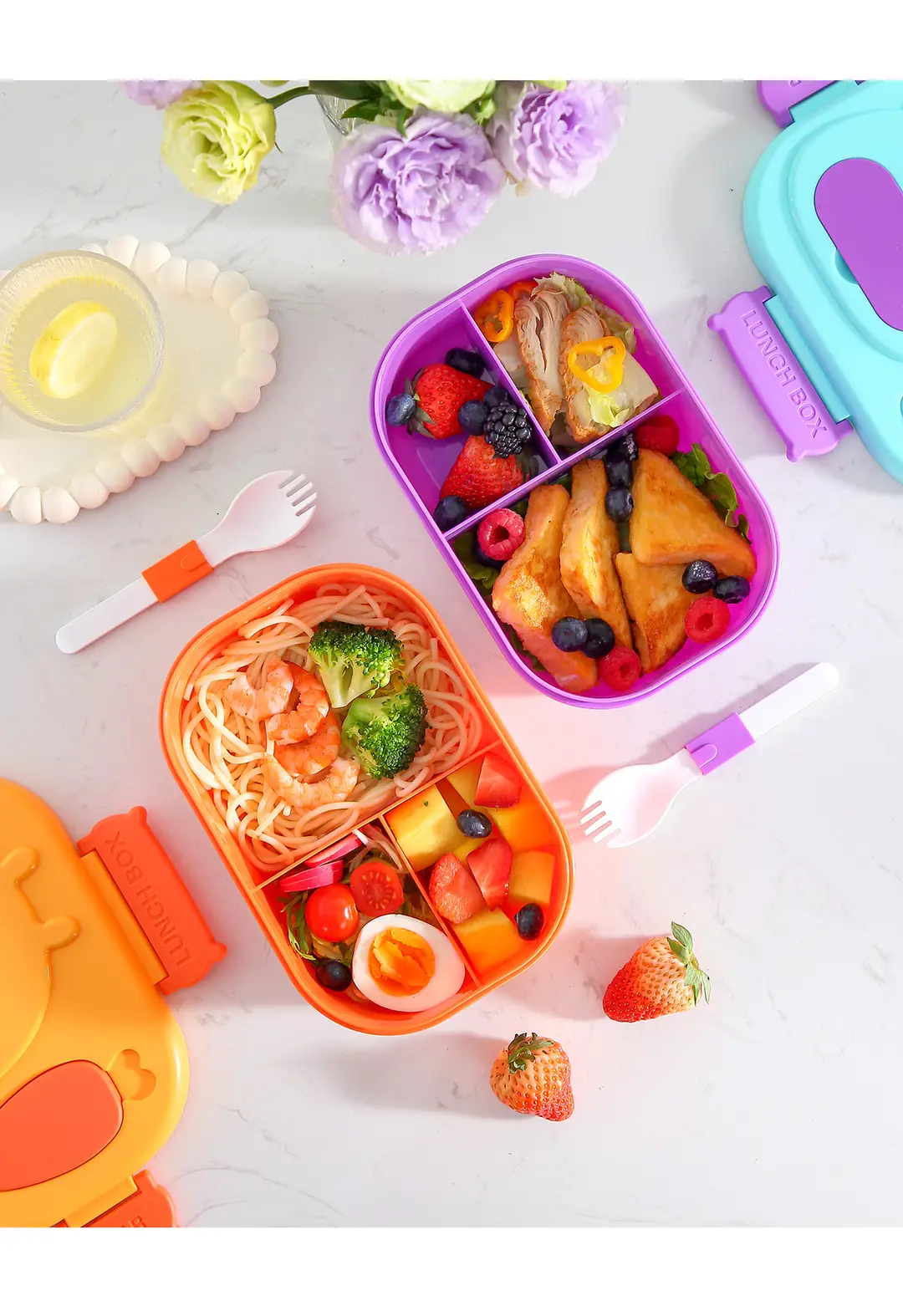 Lunch Box for Office Workers, Lunch Box for Students and Children, Cutlery, Spoon, High-Looking Stainless Steel Preservation Box, Food Grade — feature 11