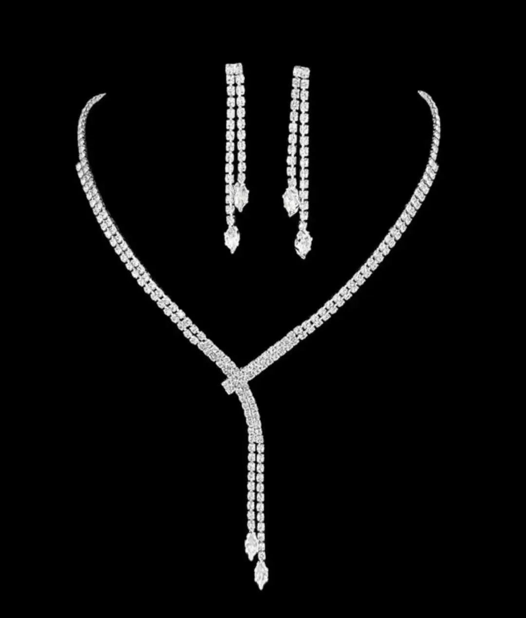 Cross-Border European and American Jewelry Sets, Bridal Necklaces and Earrings, Fashionable and High-End Jewelry, Versatile Clavicle Chain Accessories — feature 7