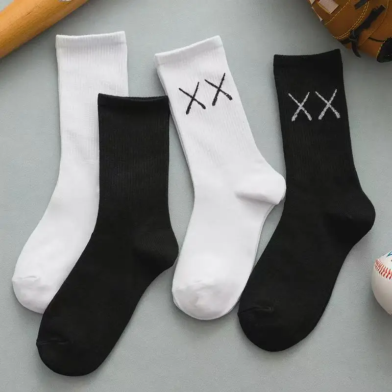 Men's Socks Are Simple and Versatile, Solid Color Mid-Calf Socks, Spring and Autumn Anti-Odor Men's Socks, Autumn and Winter Business Formal Socks