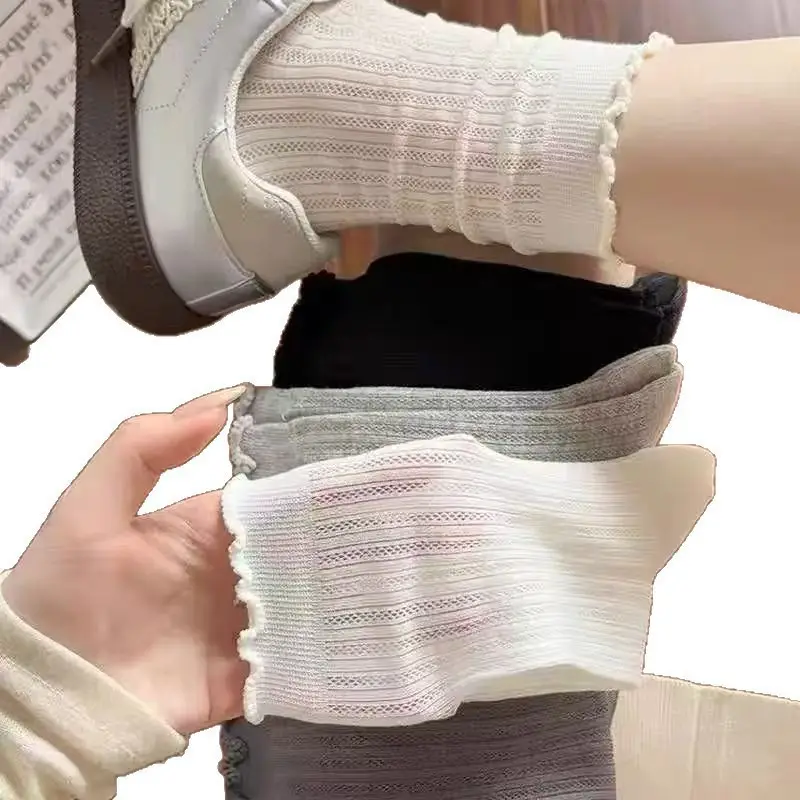 Men's Socks Are Simple and Versatile, Solid Color Mid-Calf Socks, Spring and Autumn Anti-Odor Men's Socks, Autumn and Winter Business Formal Socks