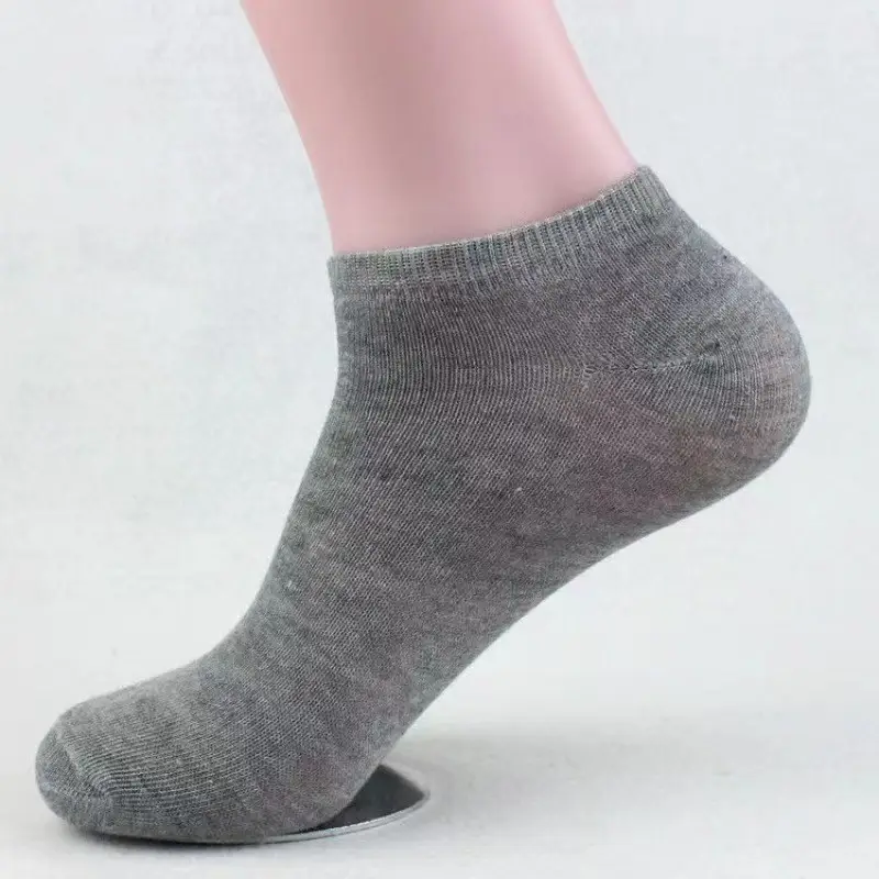 Men's Socks Are Simple and Versatile, Solid Color Mid-Calf Socks, Spring and Autumn Anti-Odor Men's Socks, Autumn and Winter Business Formal Socks