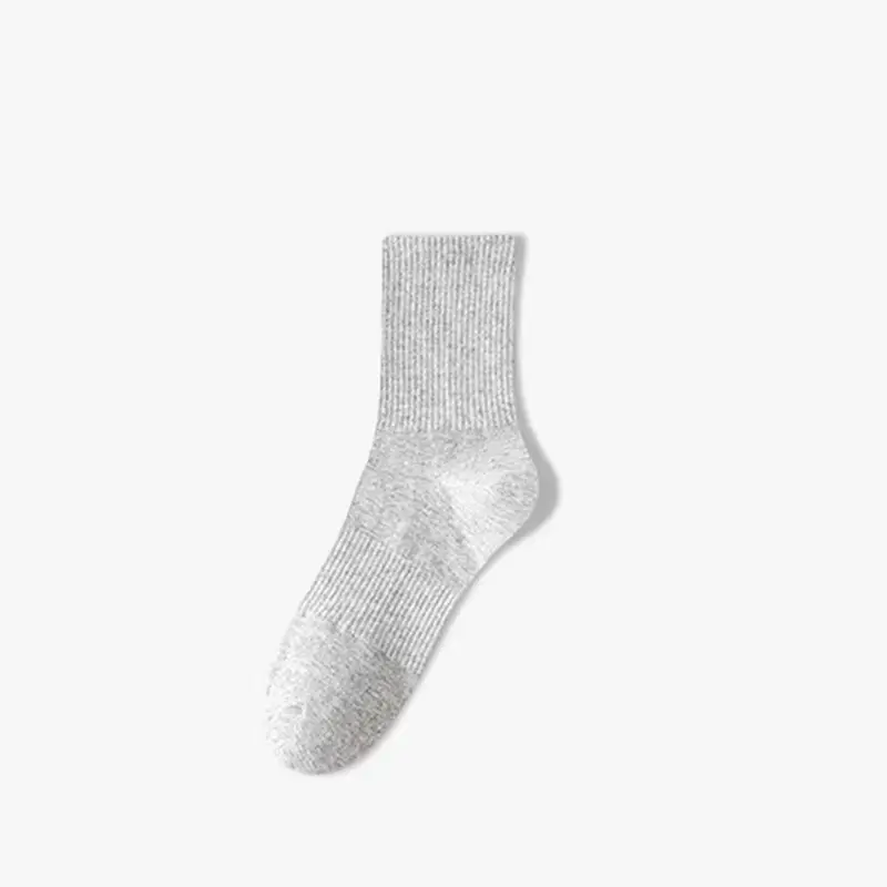 Men's Socks Are Simple and Versatile, Solid Color Mid-Calf Socks, Spring and Autumn Anti-Odor Men's Socks, Autumn and Winter Business Formal Socks