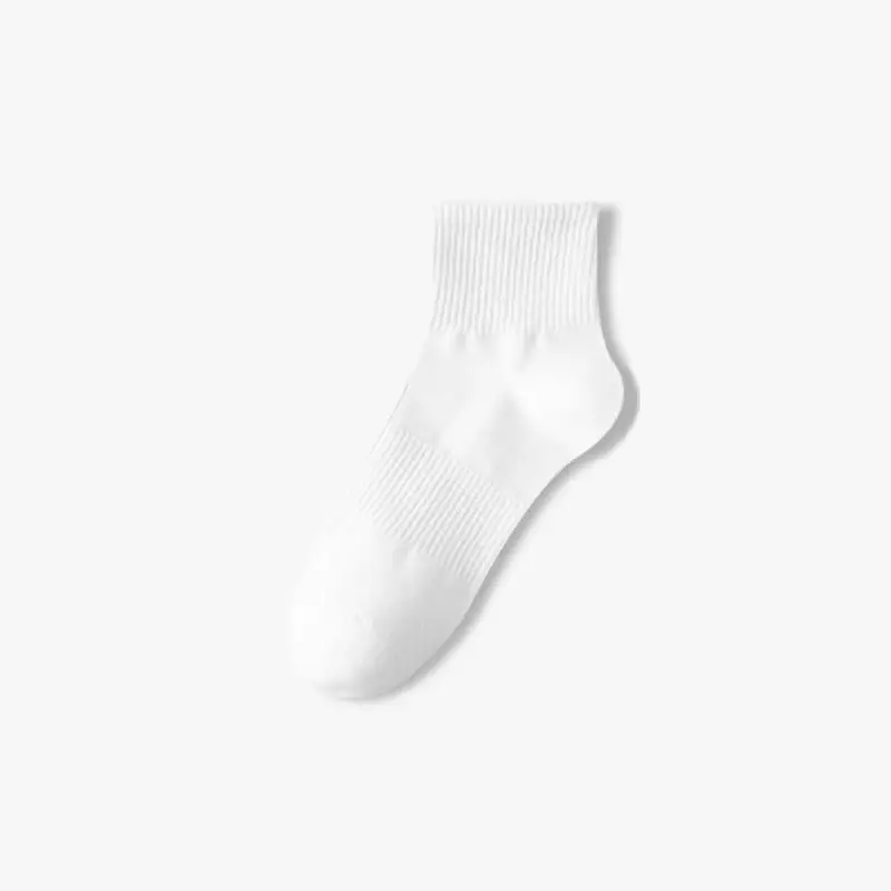 Men's Socks Are Simple and Versatile, Solid Color Mid-Calf Socks, Spring and Autumn Anti-Odor Men's Socks, Autumn and Winter Business Formal Socks