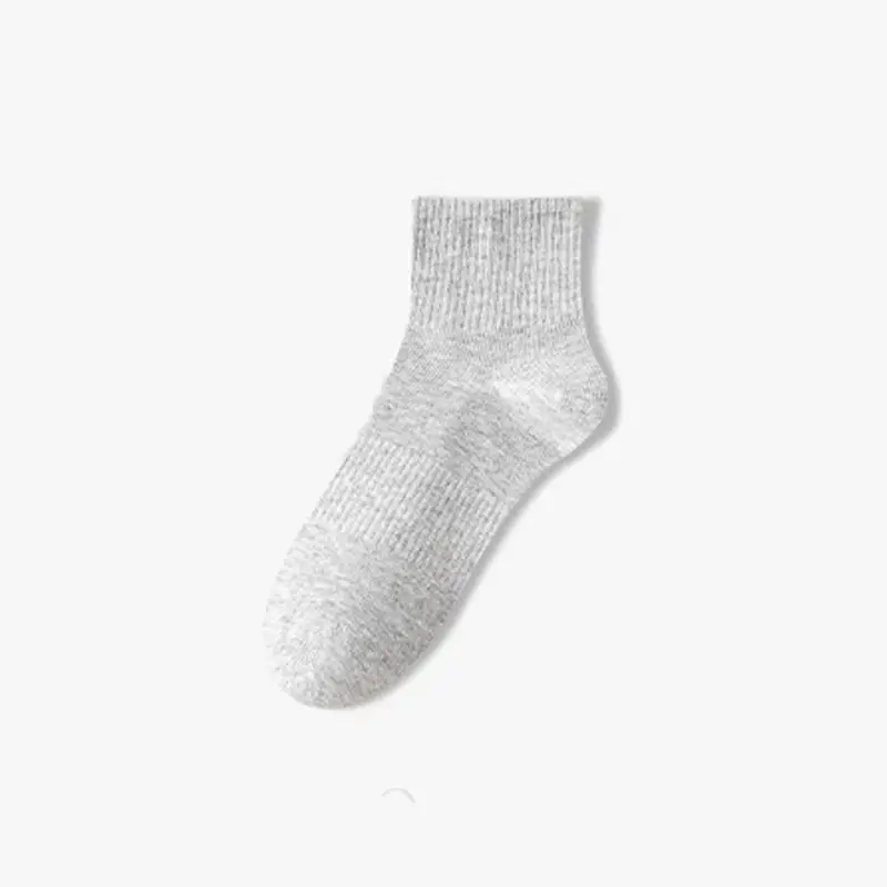 Men's Socks Are Simple and Versatile, Solid Color Mid-Calf Socks, Spring and Autumn Anti-Odor Men's Socks, Autumn and Winter Business Formal Socks