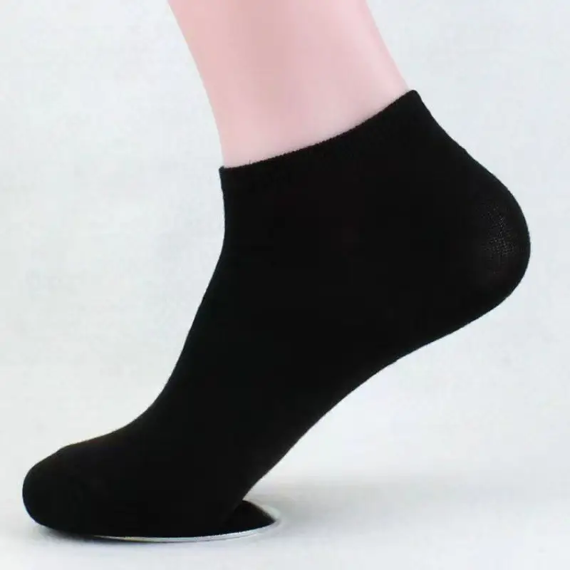Men's Socks Are Simple and Versatile, Solid Color Mid-Calf Socks, Spring and Autumn Anti-Odor Men's Socks, Autumn and Winter Business Formal Socks