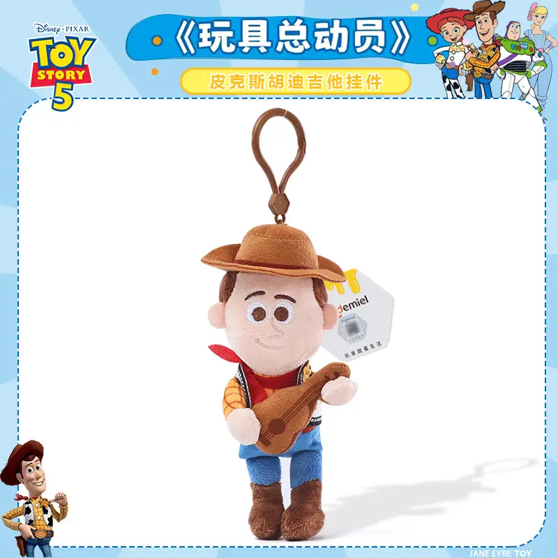 Authentic Disney Toy Story 5 Buzz Lightyear Woody Shepherdess Plush Doll Pendant Gift