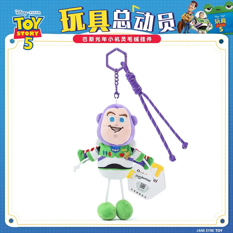 Authentic Disney Toy Story 5 Buzz Lightyear Woody Shepherdess Plush Doll Pendant Gift
