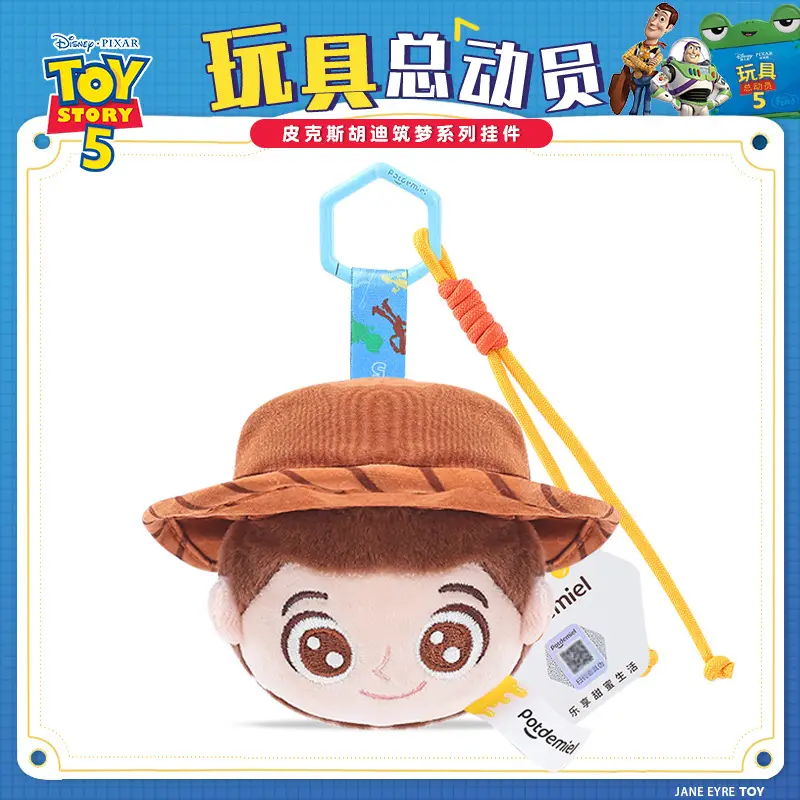 Authentic Disney Toy Story 5 Buzz Lightyear Woody Shepherdess Plush Doll Pendant Gift