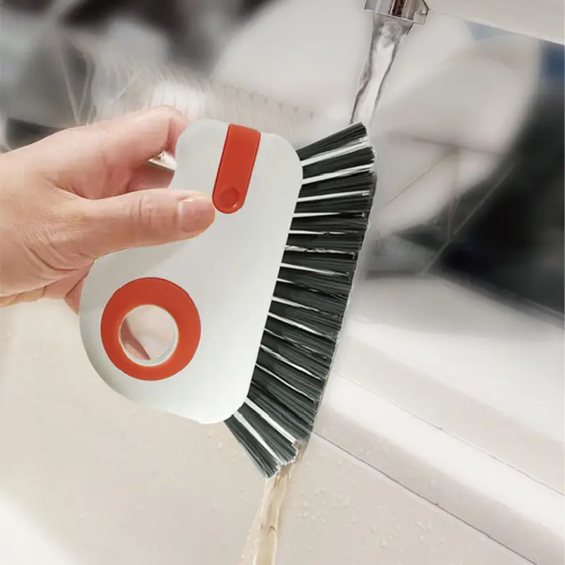 Cross-Border Hot-Selling Two-In-One Window Cleaning Brush Tool, Detachable Groove Cleaning Brush, Window Sill Gap Brush, No Dead Corners