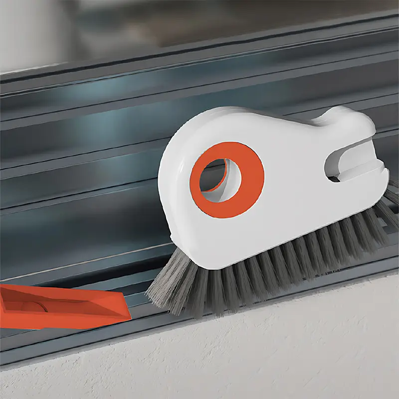 Cross-Border Hot-Selling Two-In-One Window Cleaning Brush Tool, Detachable Groove Cleaning Brush, Window Sill Gap Brush, No Dead Corners
