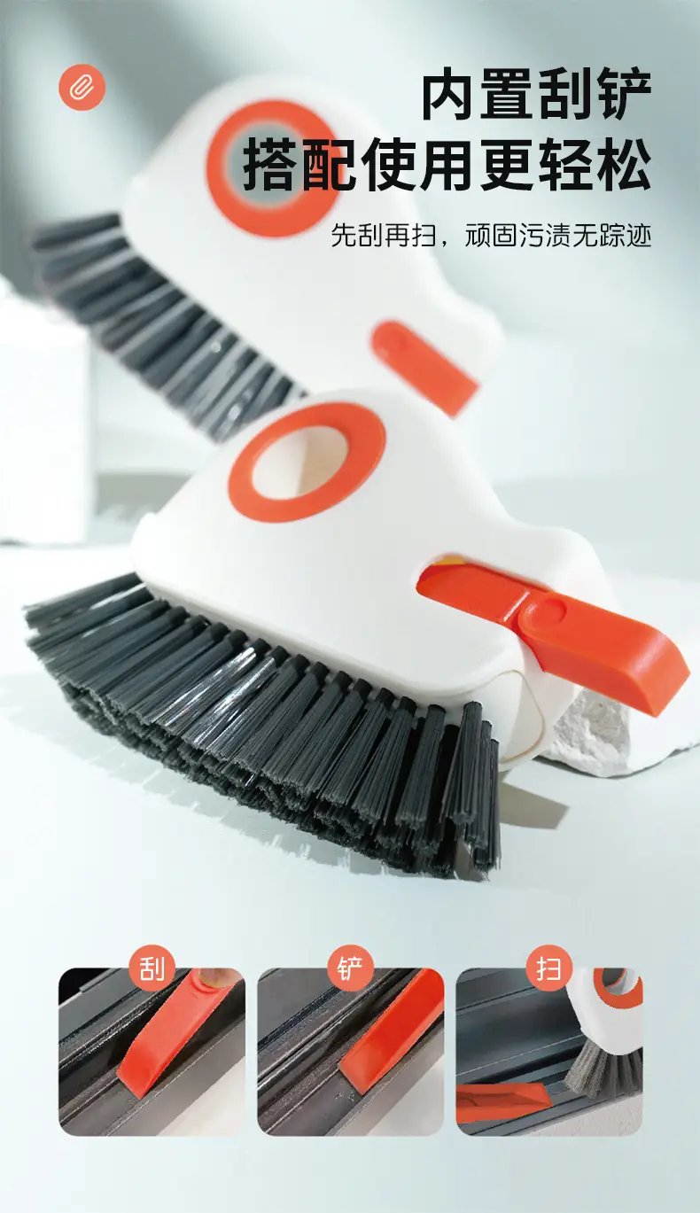 Cross-Border Hot-Selling Two-In-One Window Cleaning Brush Tool, Detachable Groove Cleaning Brush, Window Sill Gap Brush, No Dead Corners — feature 4