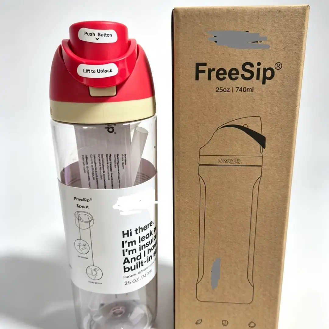 New Tritan Sports Water Cup, Portable Straw Cup, Large Capacity Leak-Proof Plastic Cup, Outdoor Car Cup