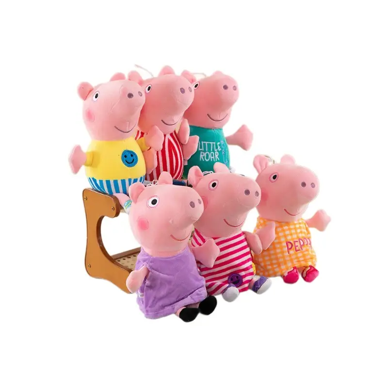 Peppa Pig Plush Toy Cross-Border Foreign Trade Peppa Pig Doll Pillow Comfort Pig Doll Gift for Children