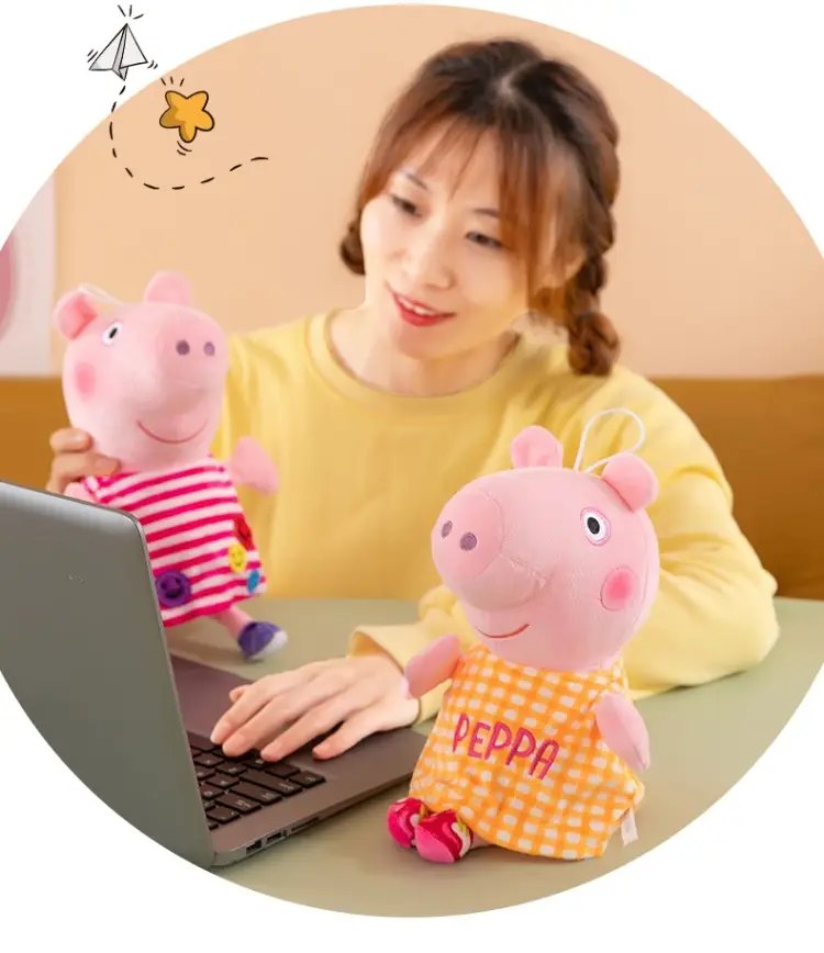 Peppa Pig Plush Toy Cross-Border Foreign Trade Peppa Pig Doll Pillow Comfort Pig Doll Gift for Children — feature 11