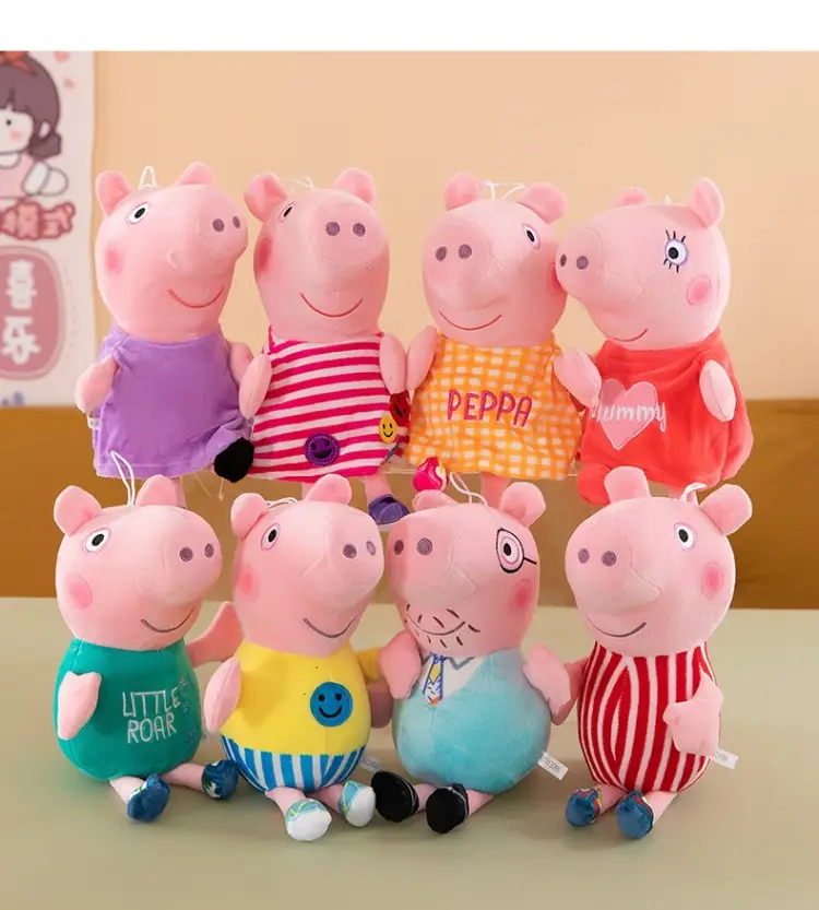 Peppa Pig Plush Toy Cross-Border Foreign Trade Peppa Pig Doll Pillow Comfort Pig Doll Gift for Children — feature 12