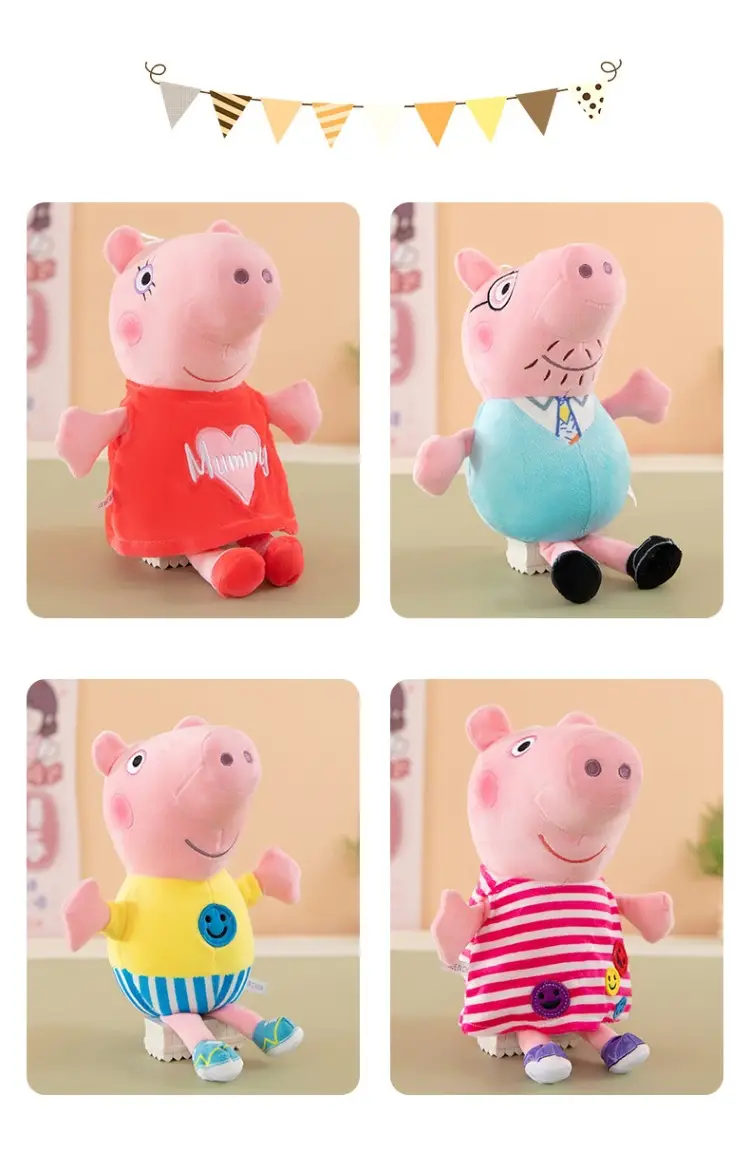 Peppa Pig Plush Toy Cross-Border Foreign Trade Peppa Pig Doll Pillow Comfort Pig Doll Gift for Children — feature 4