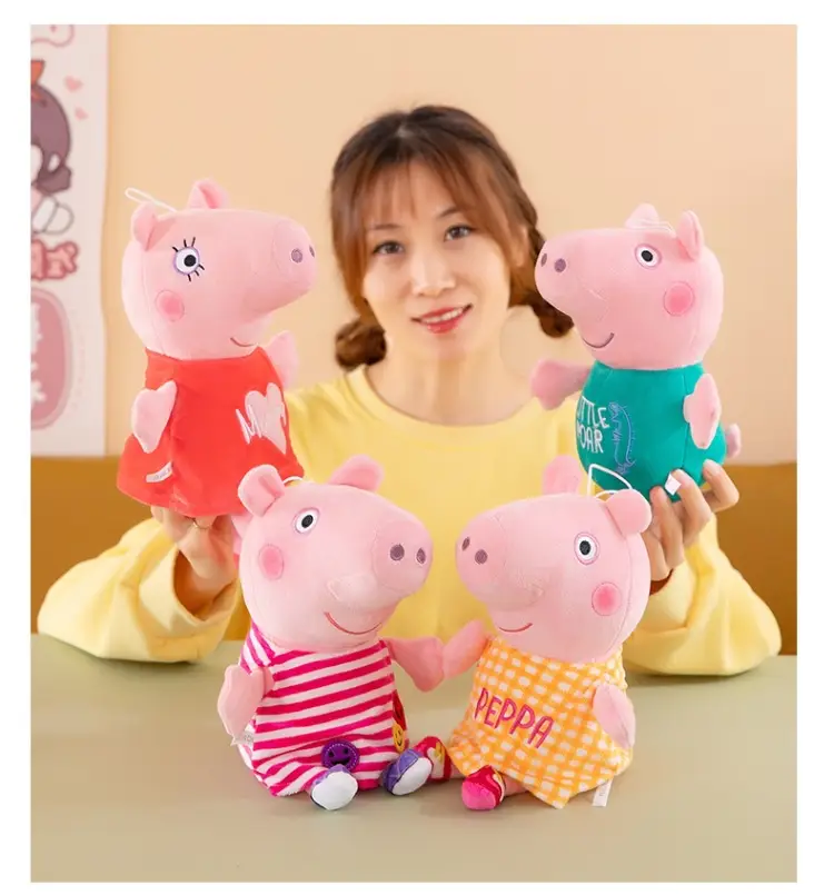 Peppa Pig Plush Toy Cross-Border Foreign Trade Peppa Pig Doll Pillow Comfort Pig Doll Gift for Children — feature 9