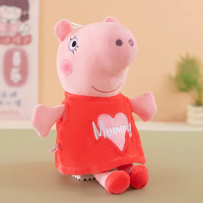 Peppa Pig Plush Toy Cross-Border Foreign Trade Peppa Pig Doll Pillow Comfort Pig Doll Gift for Children