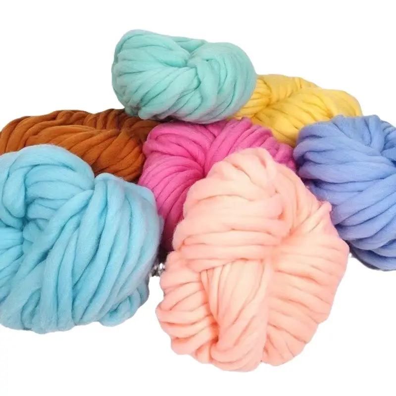 Thick Yarn, Super Thick Yarn, Extra Thick Fine-Spun Icelandic Wool Yarn, Hat Yarn, Blended Yarn, Acrylic Yarn, Special Weaving Yarn Wholesale
