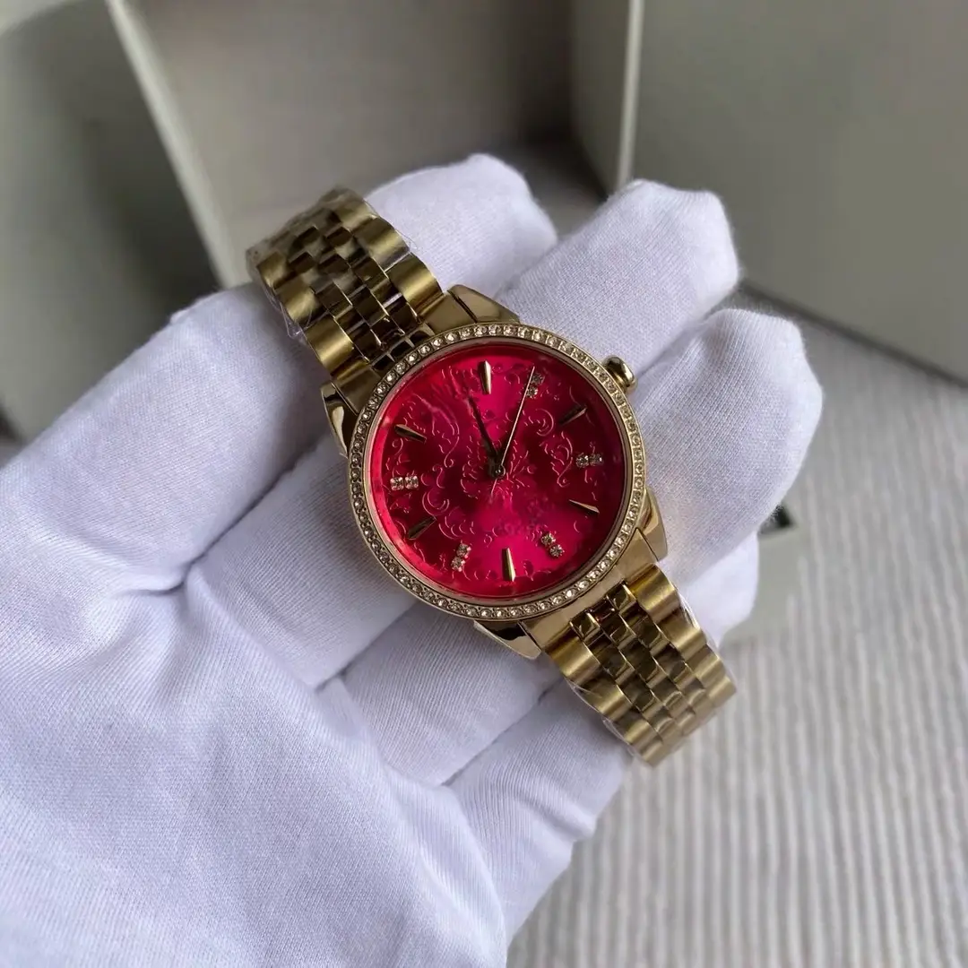Empress Dowager's Same Model Watch, Tiktok Live-Streamed Women's Watch, Empress Dowager's Watch for Women, Embossed Blue, Ice Blue, White Moonlight, Snake Bone — feature 6