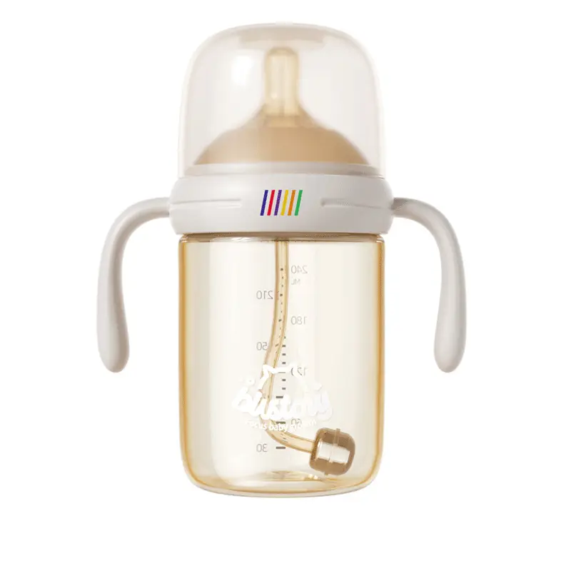 Birstory Baby Bottle for Babies over 6 Months Old, Anti-Choking Learning Drinking Cup for 1-Year-Old Children, Direct Drinking Cup, Water Cup