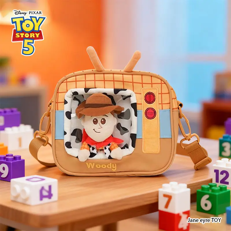 Authentic Disney Pixar Toy Story 5 Woody Time Capsule Crossbody Bag for Girls Doll Bag - Image 7