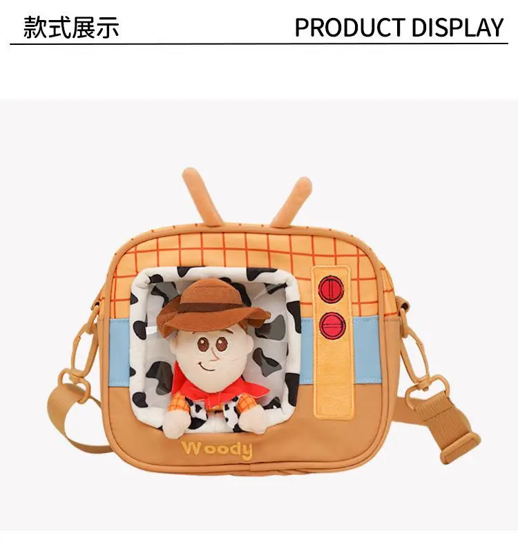 Authentic Disney Pixar Toy Story 5 Woody Time Capsule Crossbody Bag for Girls Doll Bag — feature 11