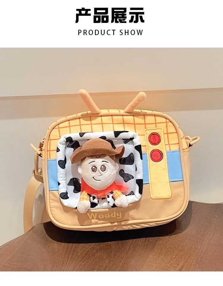Authentic Disney Pixar Toy Story 5 Woody Time Capsule Crossbody Bag for Girls Doll Bag — feature 3