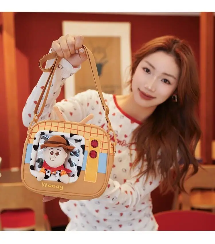 Authentic Disney Pixar Toy Story 5 Woody Time Capsule Crossbody Bag for Girls Doll Bag — feature 5