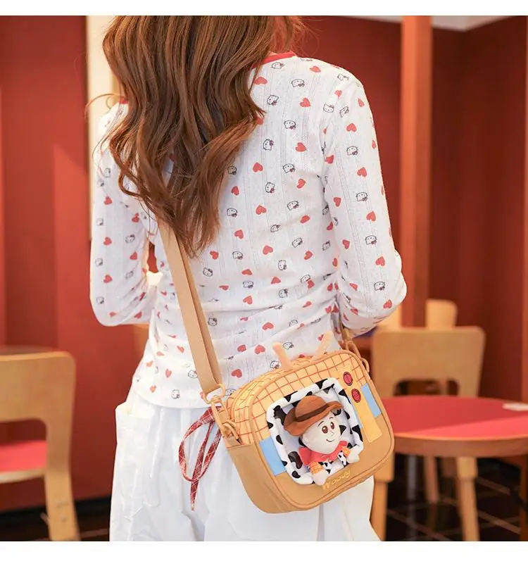 Authentic Disney Pixar Toy Story 5 Woody Time Capsule Crossbody Bag for Girls Doll Bag — feature 8