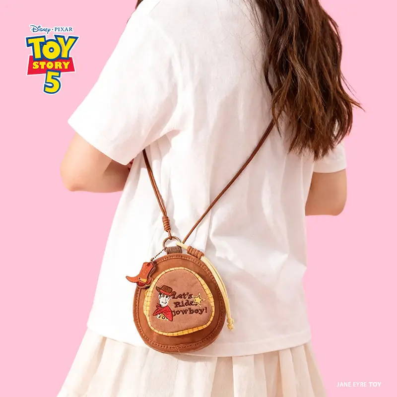 Authentic Disney Pixar Toy Story 5 Woody Time Capsule Crossbody Bag for Girls Doll Bag - Image 3