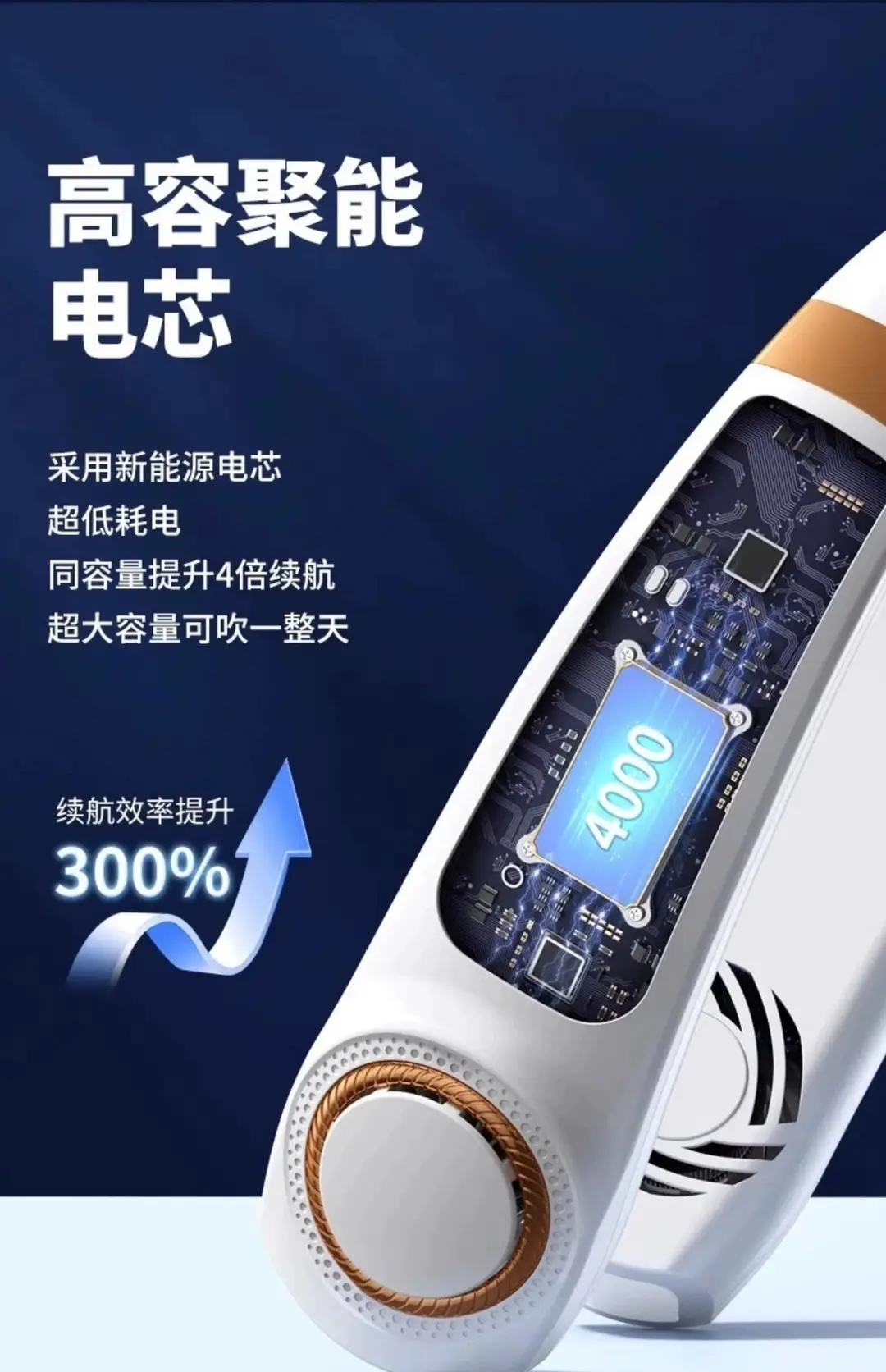 Recommended by Luo Yonghao】2025 New Model Portable Bladeless Neck Fan for Lazy People to Hang Around the Neck — feature 29