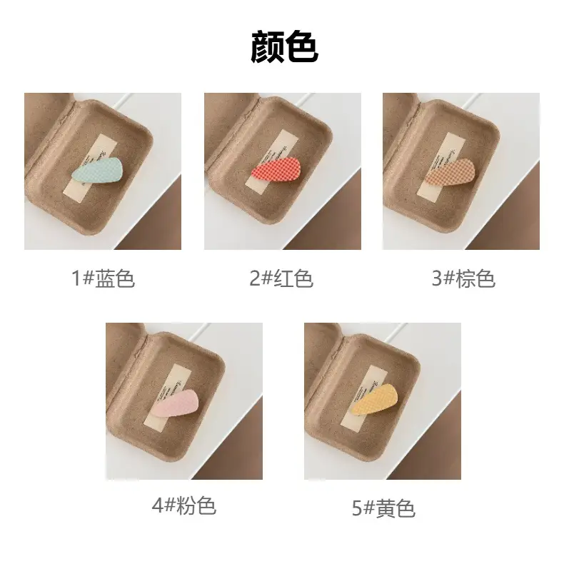 Korean-Style Fresh Plaid Water Drop Hair Clip, Girly Plaid Side Clip, Versatile Hairpin for Bangs, College Style Side Clip — feature 3