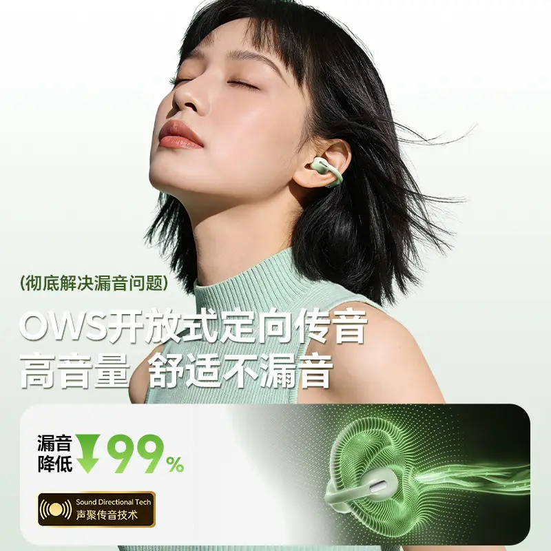 Remax Ear Clip-Type True Wireless Bluetooth Headphones Ows Open-Type Non-In-Ear Sports Headphones Enc Noise Reduction Call