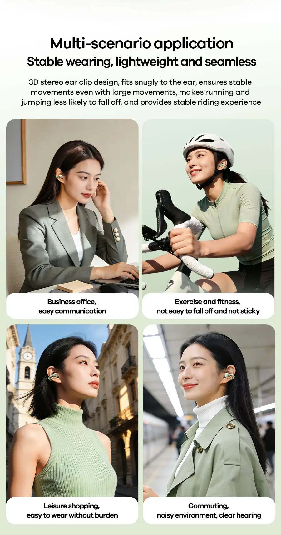 Remax Ear Clip-Type True Wireless Bluetooth Headphones Ows Open-Type Non-In-Ear Sports Headphones Enc Noise Reduction Call — feature 20