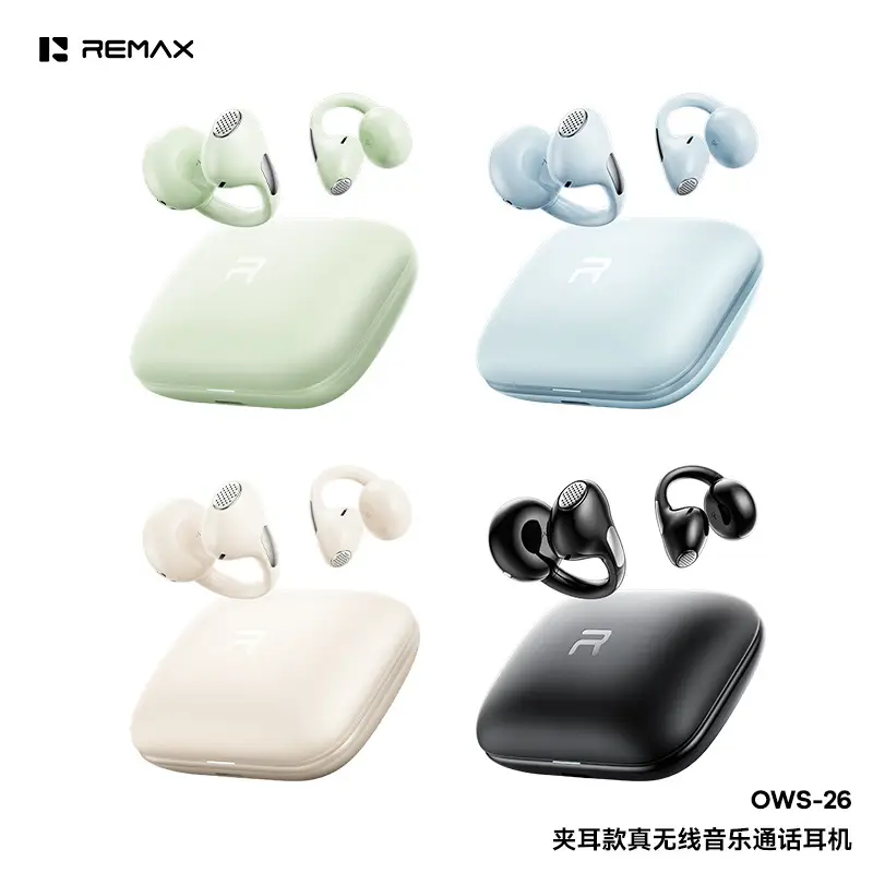 Remax Ear Clip-Type True Wireless Bluetooth Headphones Ows Open-Type Non-In-Ear Sports Headphones Enc Noise Reduction Call — feature 26