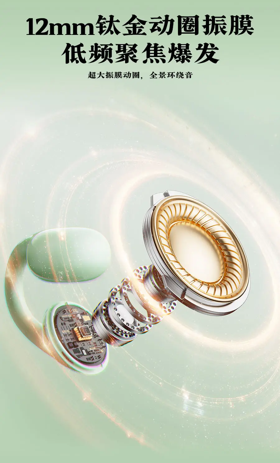 Remax Ear Clip-Type True Wireless Bluetooth Headphones Ows Open-Type Non-In-Ear Sports Headphones Enc Noise Reduction Call — feature 8