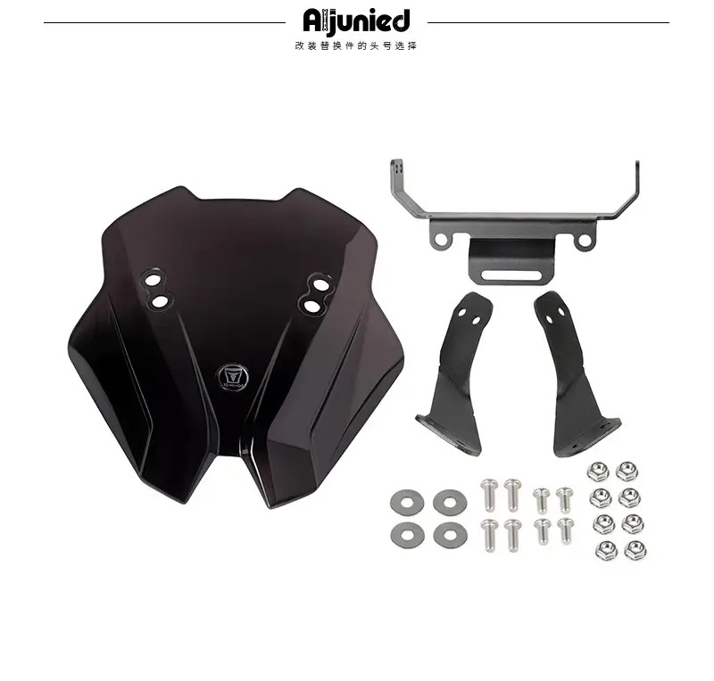 Suitable for Cfmoto 450Nk Front Windshield Heightening Windscreen Modification Motorcycle Front Windshield Wind Deflector — feature 10