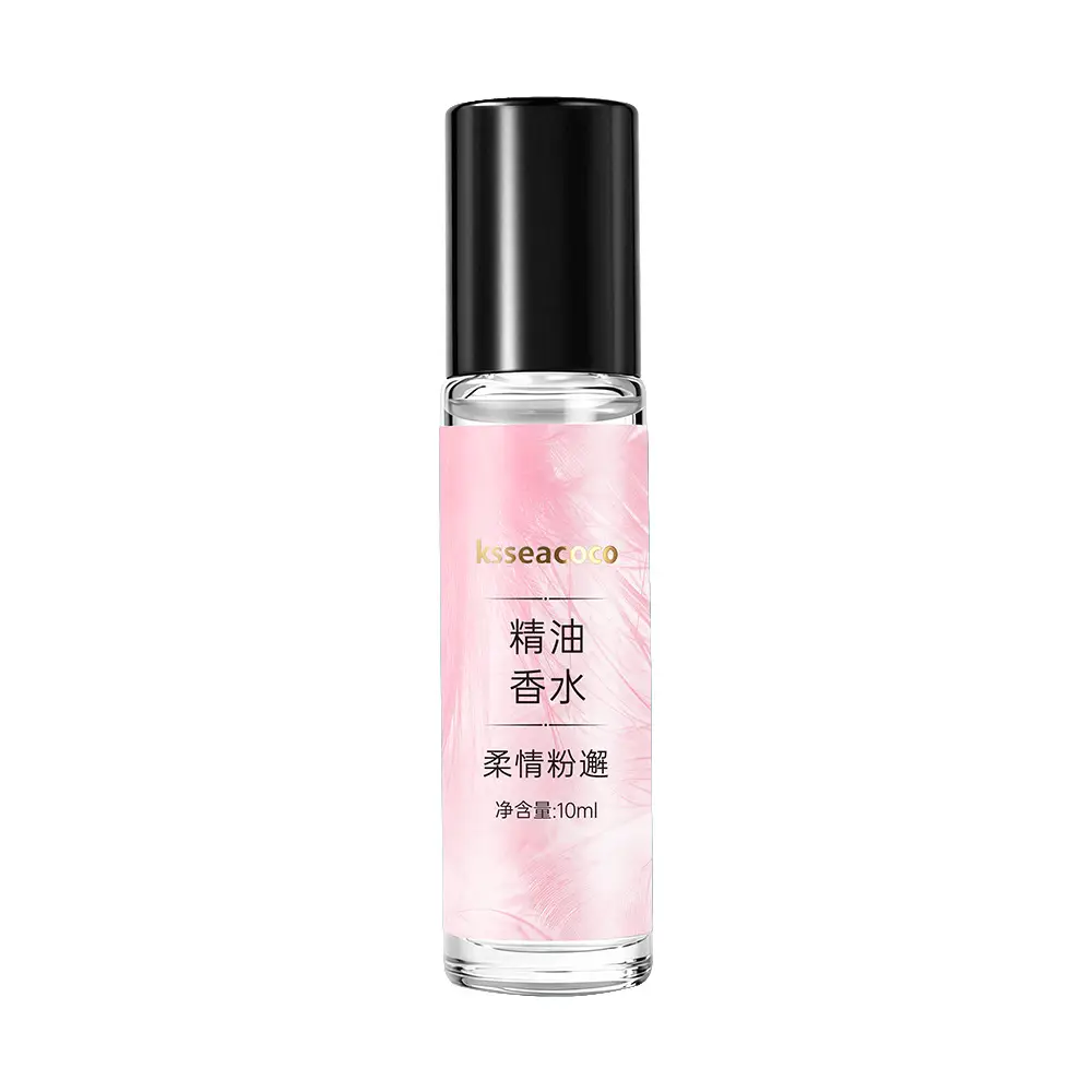 Ksseacoco Romantic Roll-On Perfume Essential Oil Natural Fresh Light Fragrance Date Long-Lasting Fragrance 10ml Essential Oil Perfume