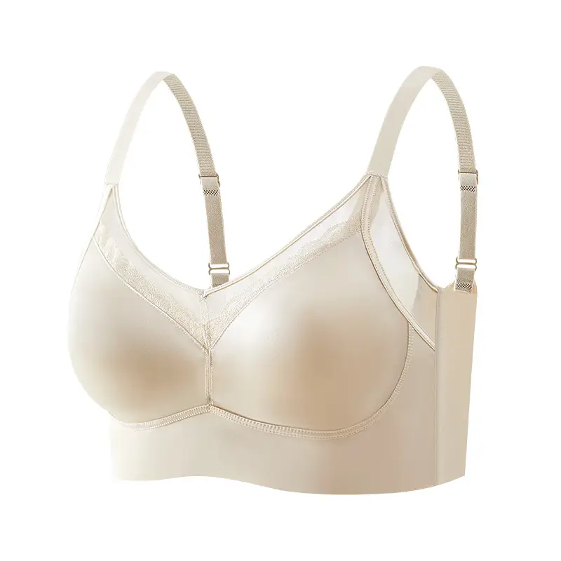Lace Bra for Large Busts That Makes Them Appear Smaller, Breathable, Wireless, Seamless, Lightweight, Supportive, and Enhances the Appearance of Small Busts