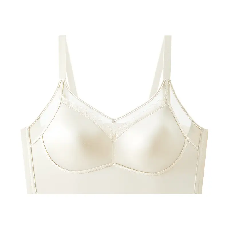 Lace Bra for Large Busts That Makes Them Appear Smaller, Breathable, Wireless, Seamless, Lightweight, Supportive, and Enhances the Appearance of Small Busts
