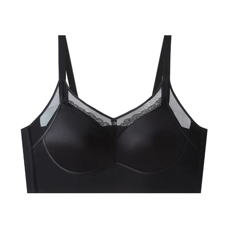 Lace Bra for Large Busts That Makes Them Appear Smaller, Breathable, Wireless, Seamless, Lightweight, Supportive, and Enhances the Appearance of Small Busts
