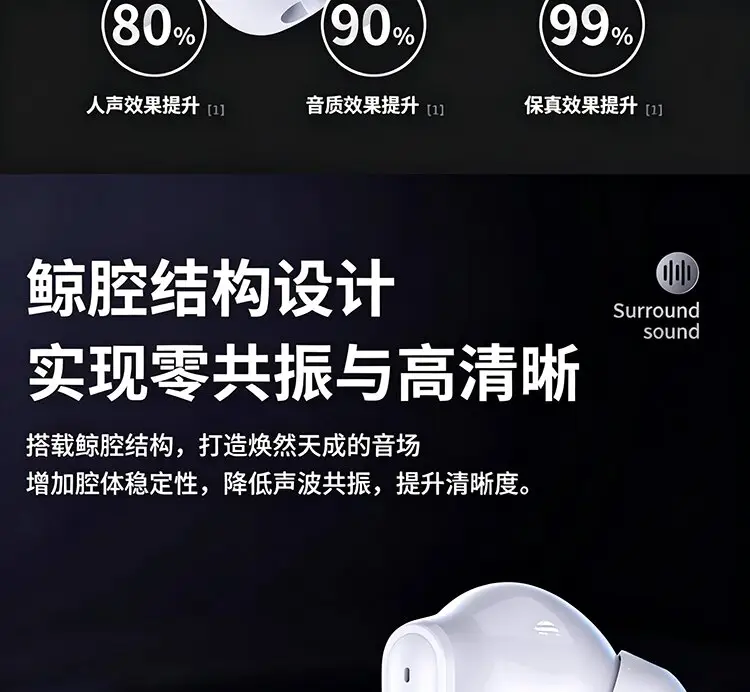 True Wireless Bluetooth Headphones 2026 New Model, True In-Ear High-Quality Sound, Long Battery Life, Large Battery Capacity, Sports Noise-Cancelling Headphones — feature 15