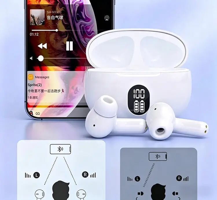 True Wireless Bluetooth Headphones 2026 New Model, True In-Ear High-Quality Sound, Long Battery Life, Large Battery Capacity, Sports Noise-Cancelling Headphones — feature 31