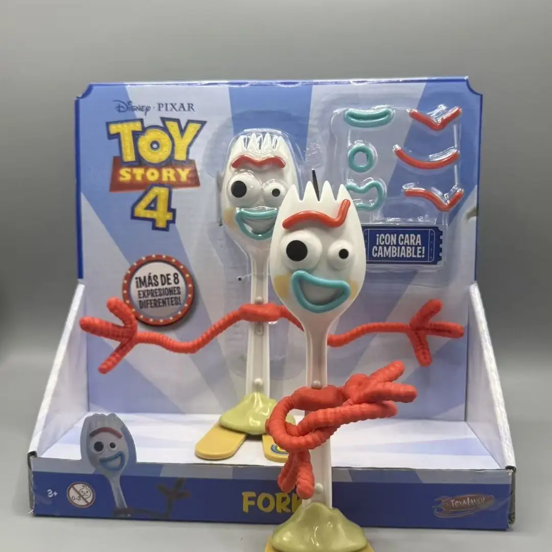 Toy Story 4 Forky Multi-Expression Interchangeable Figure Model Toy