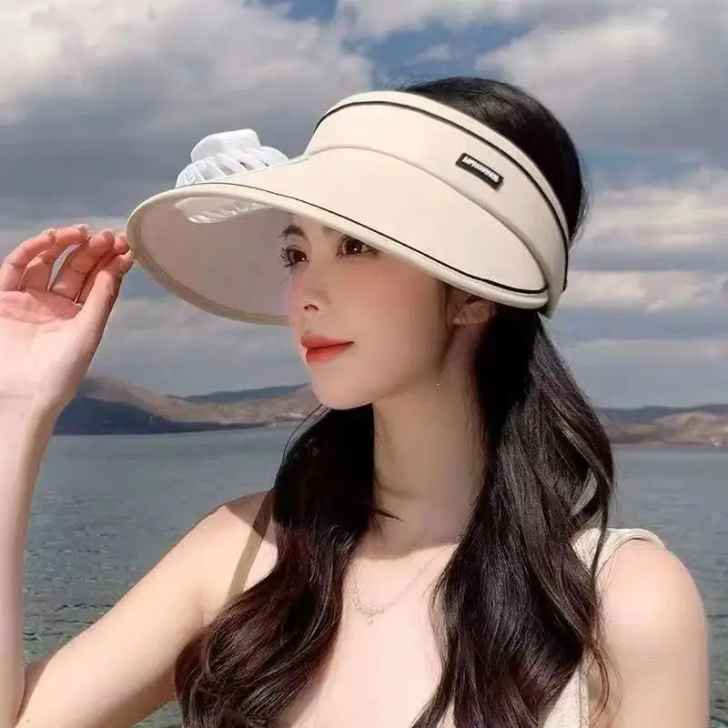 Solar-Powered Fan Hat for Men and Women, Summer Outdoor Sun Protection, with Electric Fan for Parents, Greenhouse Work, Tea Picking, Rechargeable Hat