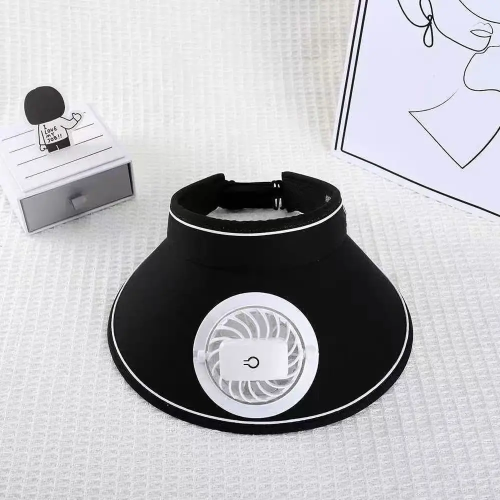 Solar-Powered Fan Hat for Men and Women, Summer Outdoor Sun Protection, with Electric Fan for Parents, Greenhouse Work, Tea Picking, Rechargeable Hat