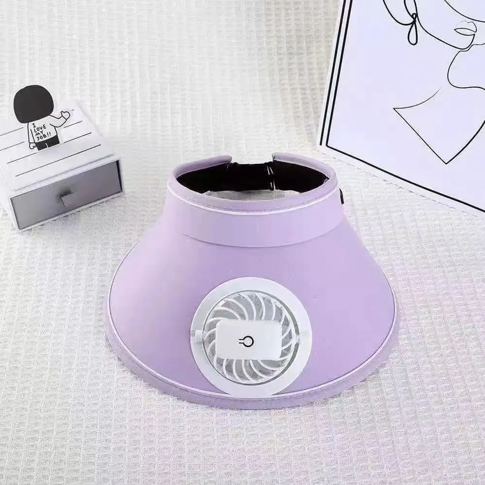 Solar-Powered Fan Hat for Men and Women, Summer Outdoor Sun Protection, with Electric Fan for Parents, Greenhouse Work, Tea Picking, Rechargeable Hat